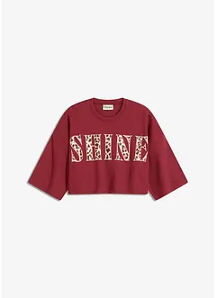 T-shirt cropped in puro cotone biologico, bonprix