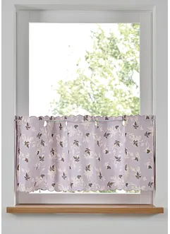 Tenda a vetro in cotone biologico con stampa floreale, bonprix