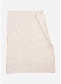 Plaid in morbido pile con struttura a nido d'ape, bonprix