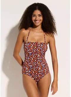Costume intero a fascia con spalline multiway, bonprix