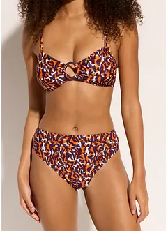 Slip per bikini sgambati a vita alta, bonprix