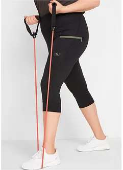 Leggings capri funzionali ad asciugatura rapida, bonprix