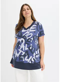 Maglia lunga a maniche corte, bonprix