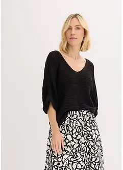 Maglia in filato a fettuccia, bonprix