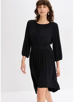 Abito di jersey con arricciature, bonprix
