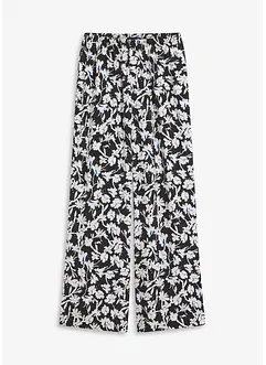 Pantaloni a palazzo in tessuto operato, bonprix