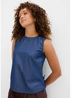 Top in jeans di cotone biologico, bonprix