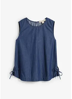 Top in jeans di cotone biologico, bonprix
