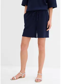 Shorts in puro cotone a trama operata, bonprix