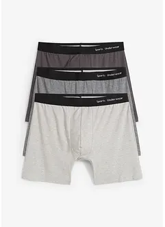 Boxer aderenti a mezza lunghezza (pacco da 3), bonprix