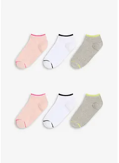 Calzini per sneakers con cotone biologico (pacco da 6), bonprix