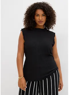 Top in crinkle strutturato, bonprix