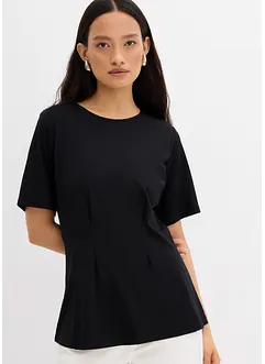 Maglia sfiancata realizzata in morbido Punto di Roma, bonprix