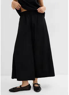 Pantaloni culotte ampi in puro cotone, bonprix