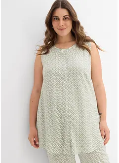 Blusa lunga in morbida viscosa, bonprix
