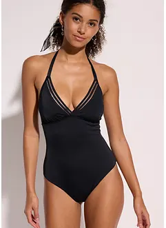 Costume intero con scollatura profonda e allacciatura dietro al collo, bonprix