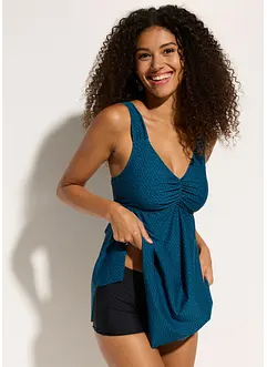 Tankini lungo con fondo a zigzag (set 2 pezzi), bonprix