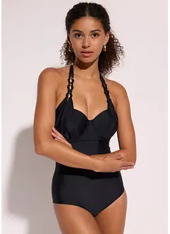 Costume intero con ferretto ed effetto modellante medio, bonprix