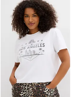 T-shirt corta in jersey, bonprix