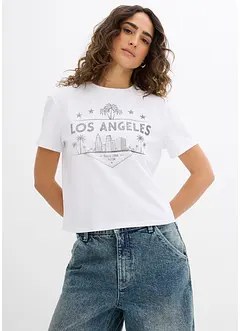 T-shirt corta in jersey, bonprix
