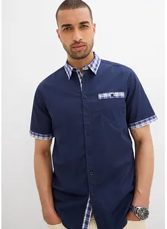 Camicia a maniche corte in puro cotone, bonprix