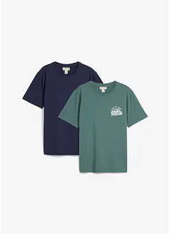 T-shirt in puro cotone (pacco da 2), bonprix