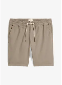 Bermuda con elastico in vita in puro cotone, regular fit, bonprix