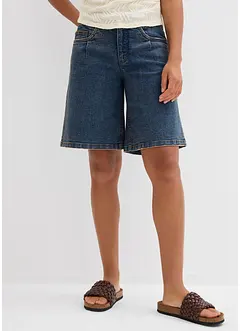 Bermuda in jeans, vita media, bonprix