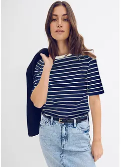 T-shirt in puro cotone biologico pesante, bonprix