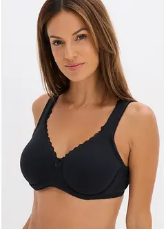 Reggiseno t-shirt minimizer con ferretto e cotone biologico (pacco da 2), bonprix