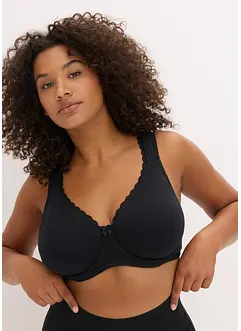 Reggiseno t-shirt minimizer con ferretto e cotone biologico (pacco da 2), bonprix