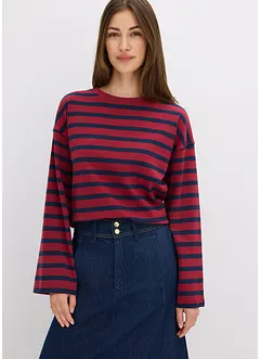 Maglia a righe in puro cotone biologico, bonprix