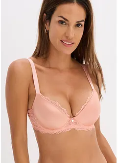 Reggiseno push-up con effetto lucido, bonprix