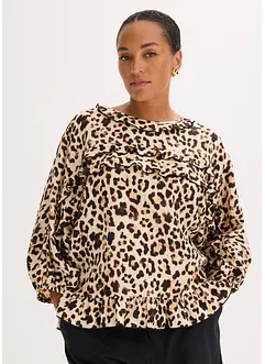 Blusa in misto viscosa fine, bonprix