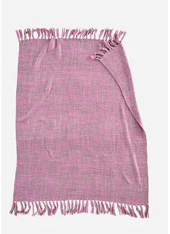 Plaid raffinato con frange, bonprix