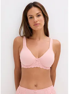 Reggiseno t-shirt con ferretto e spalline imbottite, bonprix