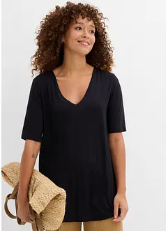 Maglia lunga in viscosa morbida, bonprix