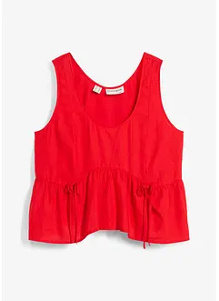 Top in misto lino fresco, bonprix