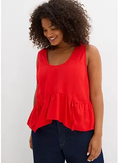 Top in misto lino fresco, bonprix