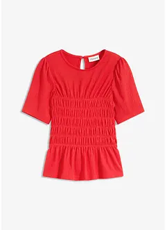 Maglia con lavorazione smock, bonprix