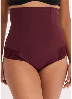 Culotte contenitiva a vita alta con  pizzo ed effetto modellante forte, bonprix