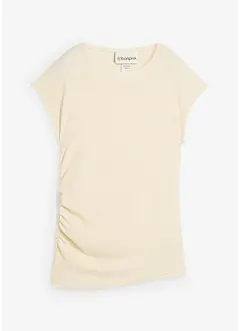 Top asimmetrico in crêpe leggero, bonprix