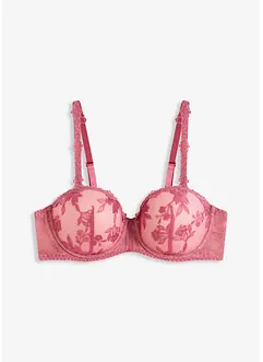 Reggiseno a balconcino con pizzo floreale, bonprix