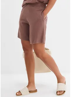 Shorts in maglia fine con elastico in vita, bonprix