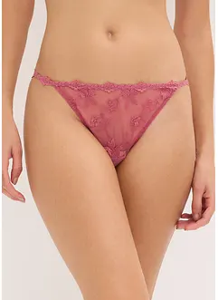 Tanga con pizzo floreale, bonprix