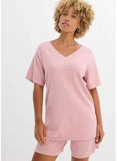 Maglia in fine misto cotone e lino, bonprix