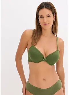 Reggiseno in cotone biologico con ferretto e coppe preformate, bonprix