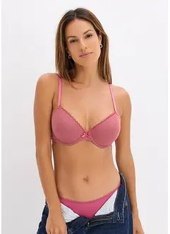 Reggiseno in cotone biologico con ferretto e coppe preformate, bonprix