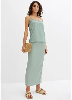 Top in crêpe leggero con spalline sottili, bonprix