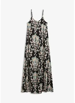 Abito con spalline in viscosa strutturata, bonprix